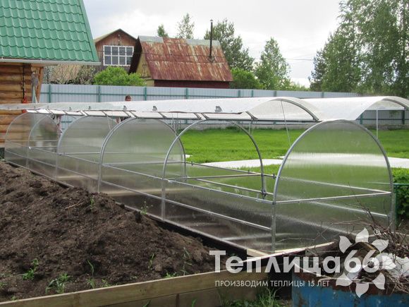 Парник Рада Бабочка под поликарбонат, ширина 1,3 метра
